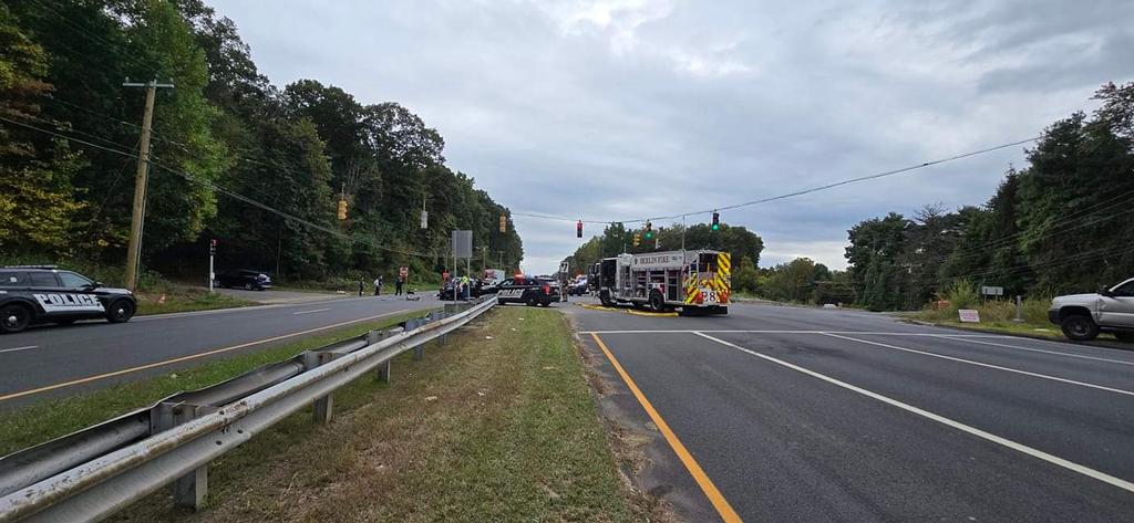 Route 5 is closed in both directions for a serious multi vehicle ...